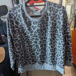 Grayson Threads Leopard Print Sweatshirt Size XXL